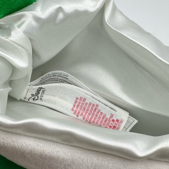 Disney Christmas Mickey Mouse Green Velour Velvet Plush Cuff Stitching Stocking - Picture 9 of 9